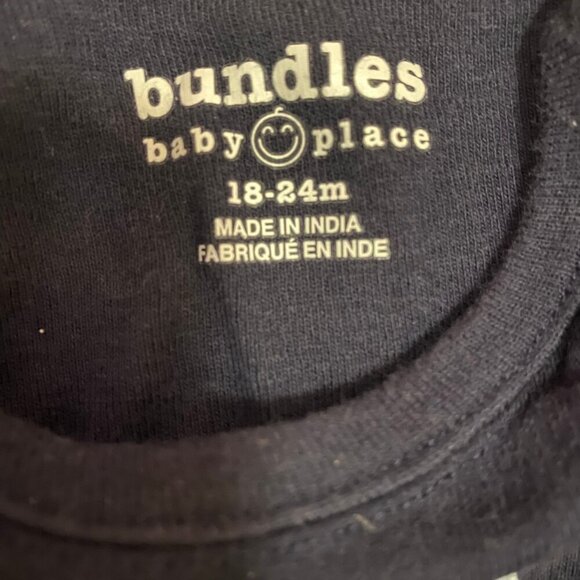 Bundles Baby Place Navy Long Sleeve Bodysuit “Mommy’s Cutest Cub” (Size 18-24M) - Picture 6 of 7